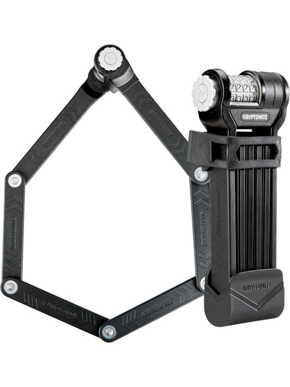 Secure Folding Bike Lock - 4-Digit Combo, Resettable, 85cm Length, Durable